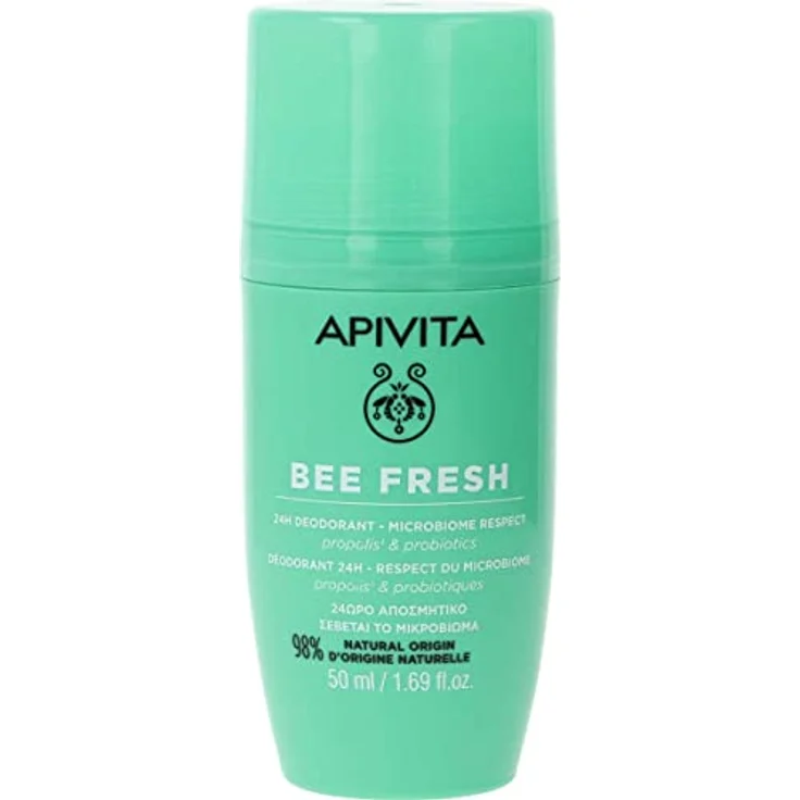 Apivita Bee Fresh 24H Deodorant Microbiome Respect, 50 ml - Erfrischendes Deodorant