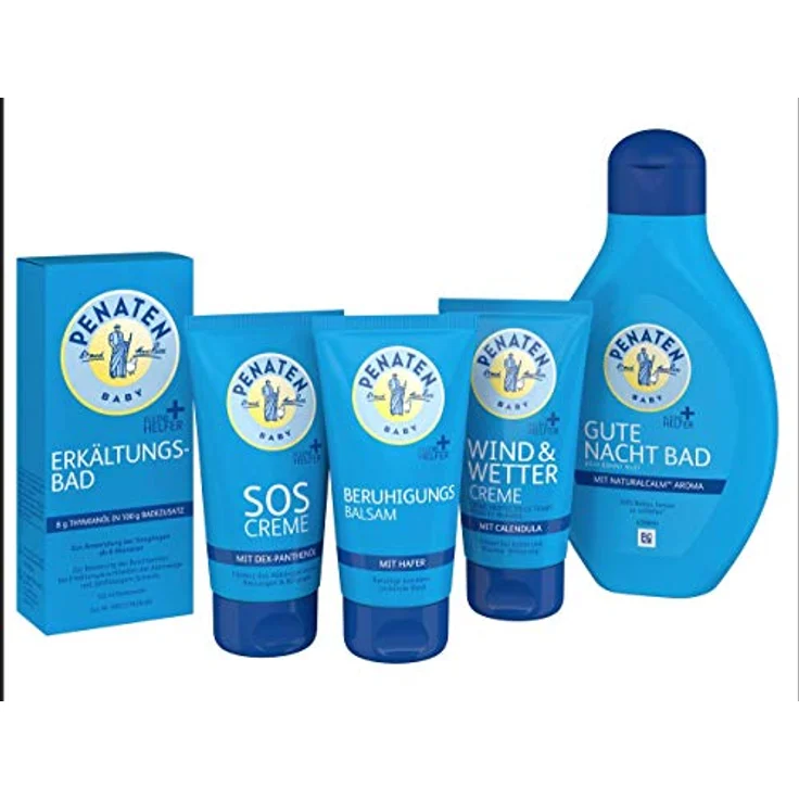 Penaten Kleine Helfer Wind und Wetter Creme 75ml/Reichhaltige Creme mit Calendula für sensible Babyhaut 3 x 75ml – Bild 6