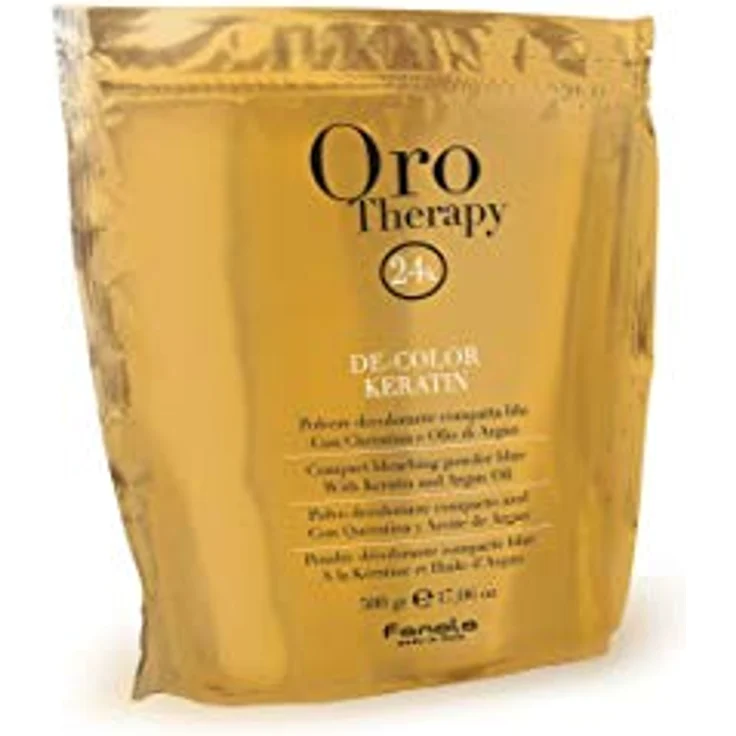 Fanola Oro Puro Therapy De-Color Blondierpulver 500 – Bild 2