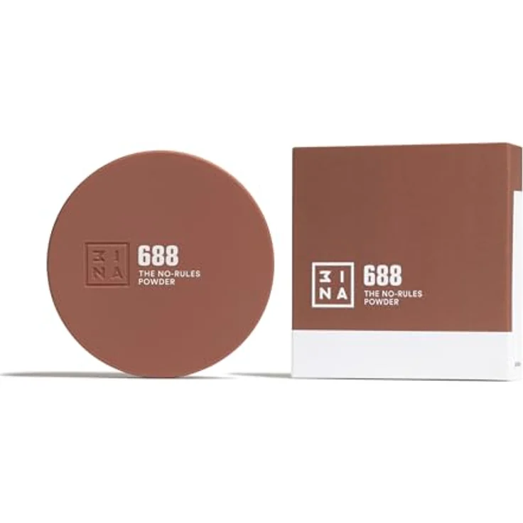 3INA The No-Rules Powder, multifunktionales Make-up für Augen, Lippen und Gesicht, Farbton 688 - Deep Cocoa, matte Textur, 8 g – Bild 8