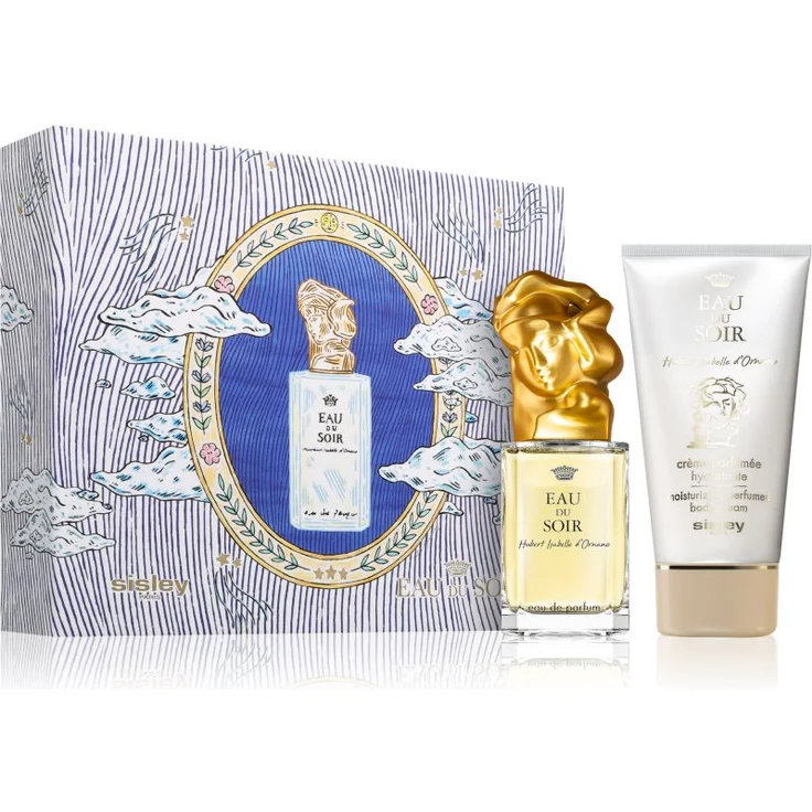 Sisley Eau du Soir Geschenkset, Damen-Duftset mit Eau de Parfum 30 ml und hydratisierender Körpercreme 50 ml, luxuriöse Ausführung