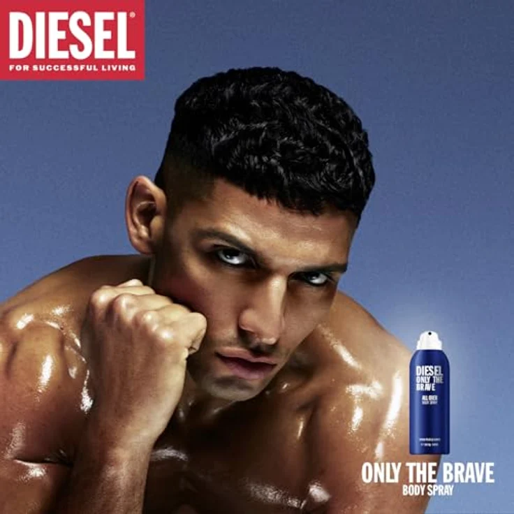 Diesel Only The Brave, Bodyspray für Männer, Körperspray mit frischem und kraftvollem Duft, 200 ml – Bild 4