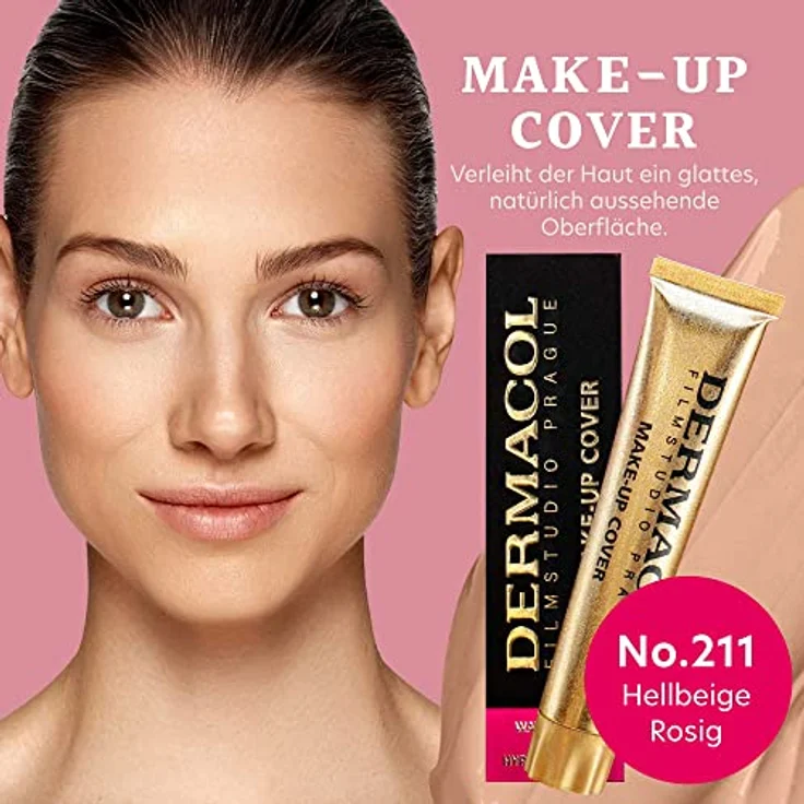 Dermacol Deckendes Make-up Cover 211 30 g – Bild 3