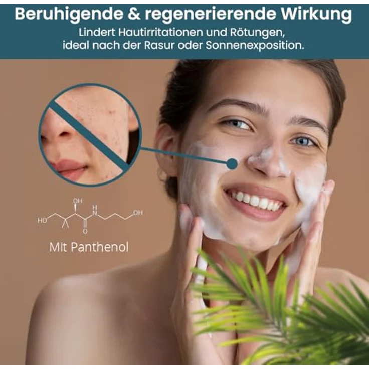 ARTE FIORI Après After Shave | Pflegeschaum für das Gesicht ohne brennen 100ml extra sanft & effektiv nach Haarentfernung, Epilieren, Rasur aller Art – Bild 3