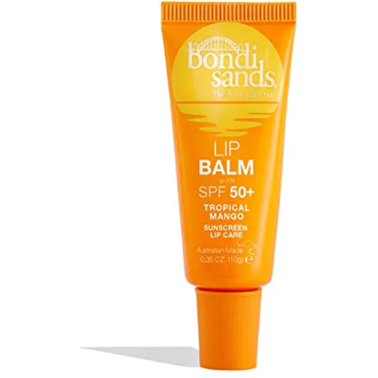 Bondi Sands SPF 50+ Lip Balm, schützendes Lippenbalsam mit tropischem Mango-Duft, 10 g, vegan