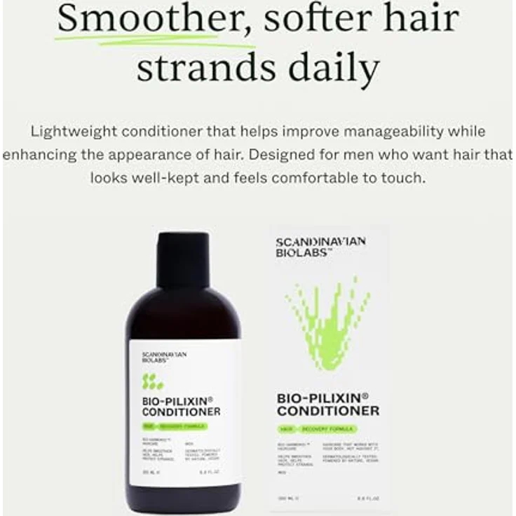 Scandinavian Biolabs Bio-Pilixin® Conditioner+, Haarpflege-Conditioner für Männer zur Stärkung und Elastizität, 250 ml – Bild 2