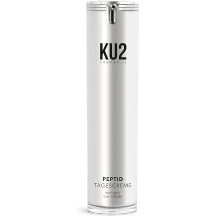 KU2 Cosmetics Peptid Tagescreme, Anti-Aging Gesichtspflege mit Peptiden, straffend & feuchtigkeitsspendend, Made in Germany, 50 ml – Bild 1