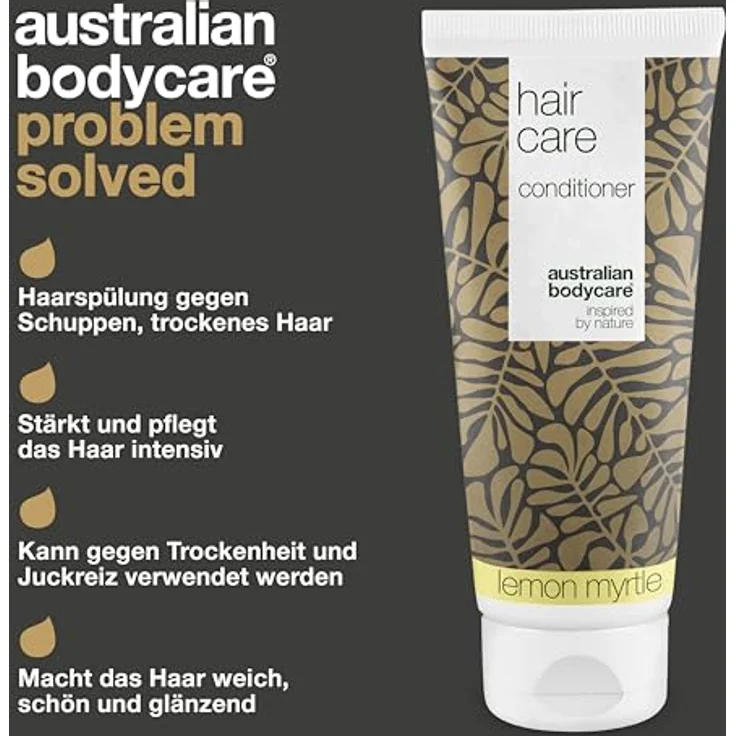 Australian Bodycare Haarspülung 200ml | Teebaumöl + Lemon Myrtle Conditioner bei Schuppen, Juckender und Trockener Kopfhaut für Frauen & Männer | Auch bei Pickeln auf der Kopfhaut | Anti-Schuppen – Bild 3