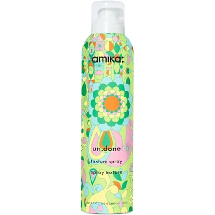 Amika UnDone Volume Matte Texture Spray, leichtes Finishing-Spray für voluminöse Haartextur, 209 ml