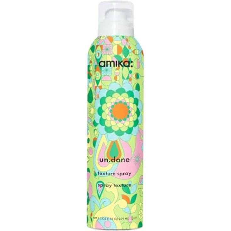 Amika UnDone Volume Matte Texture Spray, leichtes Finishing-Spray für voluminöse Haartextur, 209 ml – Bild 1