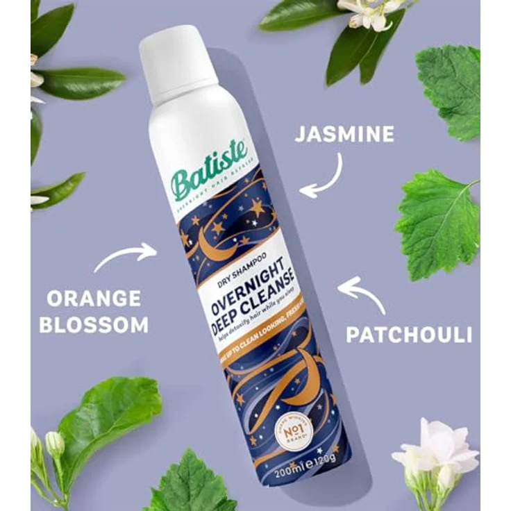 Batiste Overnight Deep Cleanse Trockenshampoo für Nachtreinigung und Haarentgiftung 200 ml – Bild 4