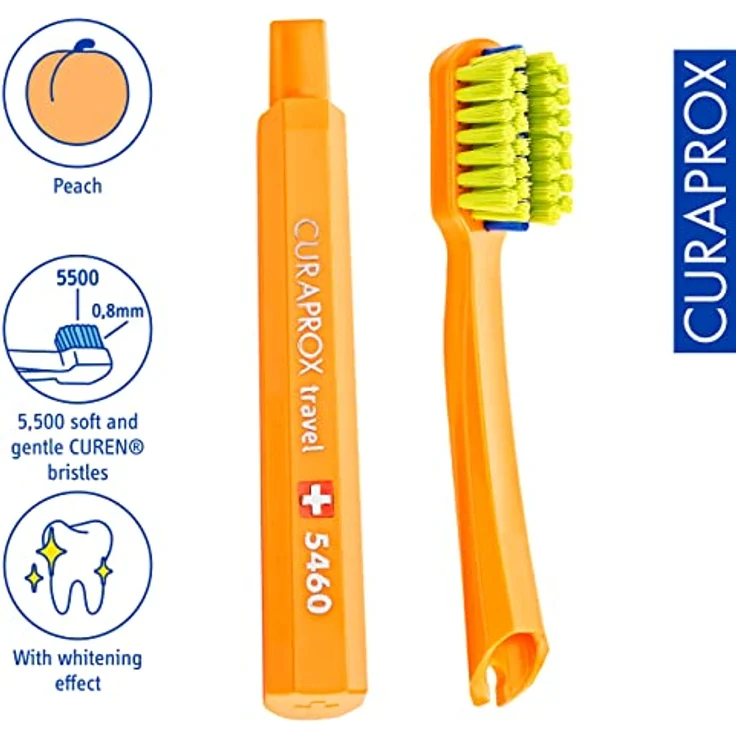 Curaprox Travel Set Ortho green, travel toothbrush, interdental brush, toothpaste 10ml, travel box – Bild 3