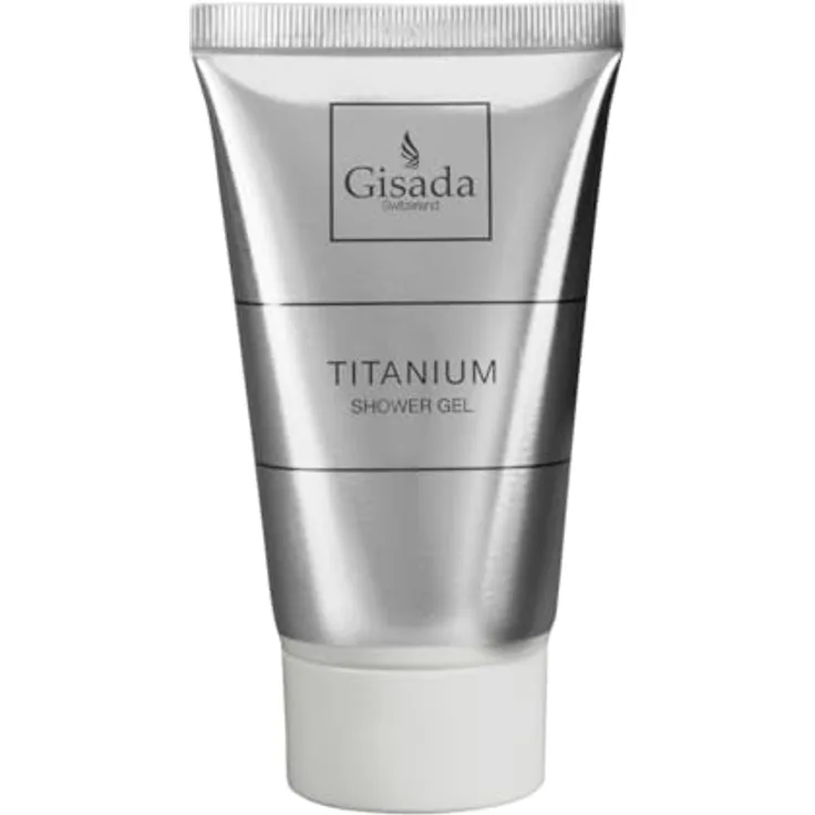 Gisada Titanium, parfümiertes Duschgel für Herren, 100 ml, reinigt und beduftet die Haut