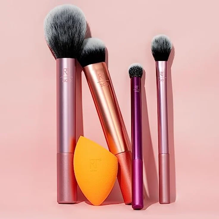Real Techniques Set Everyday Essentials Set Pinsel-Set, Dekorative Kosmetik Make-up Accessoires – Bild 16