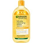 Garnier Sanftes Mizellen Gesichtswasser, Schonendes Reinigungswasser zum Entfernen von Make-Up, Für einen strahlenden und wachen Teint, Mit Vitamin C, SkinActive All-in-1, 1 x 700 ml