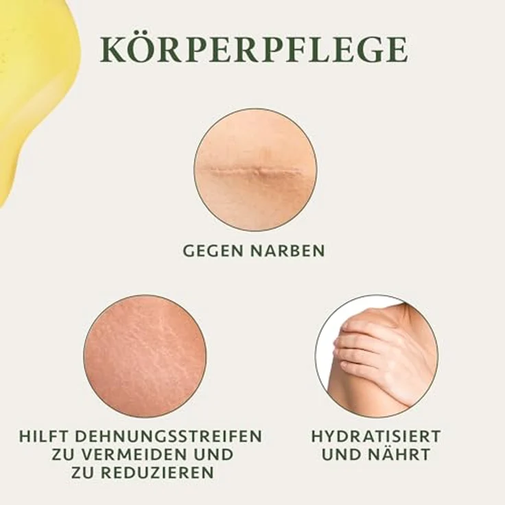 Satin Naturel Bio Hagebuttenöl 50 ml – 100% reines, kaltgepresstes Hagebuttenöl (Rosa Canina) – Gesichtsöl & Körperöl mit Anti-Falten-Wirkung für trockene Haut – Bild 5