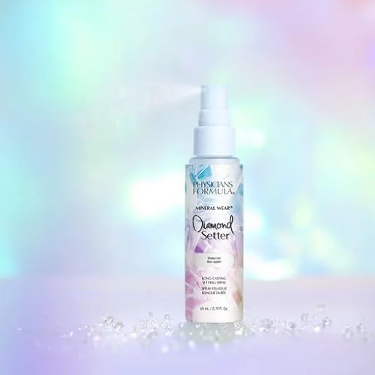 PHYSICIANS FORMULA Mineral Wear® Diamond Setter Fixing Spray, federleichtes Make-up Fixierspray mit strahlendem Diamantstaub – Bild 4