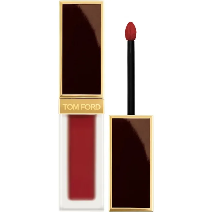Tom Ford Liquid Lip Luxe Matte Lippenstift 6 ml, Farbe 130 Rose Dusk, langanhaltende, abriebfeste Formel mit schwarzem Rosenextrakt