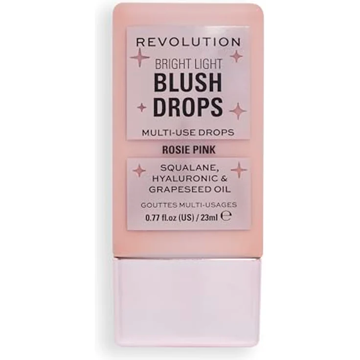 Revolution Beauty London, Bright Light Blush Drops mit Hyaluronsäure, strahlendes Finish, Pink Rosie, 23ml – Bild 1