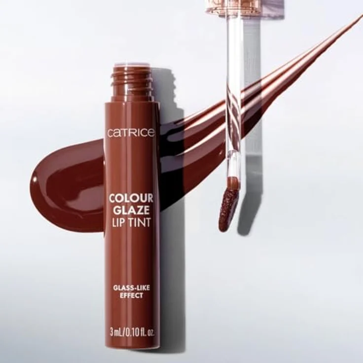 Catrice Colour Glaze Lip Tint Hochpigmentiertes Lipgloss, Farbton 050 Mocha Memory, 3 ml, vegan und langanhaltend – Bild 5