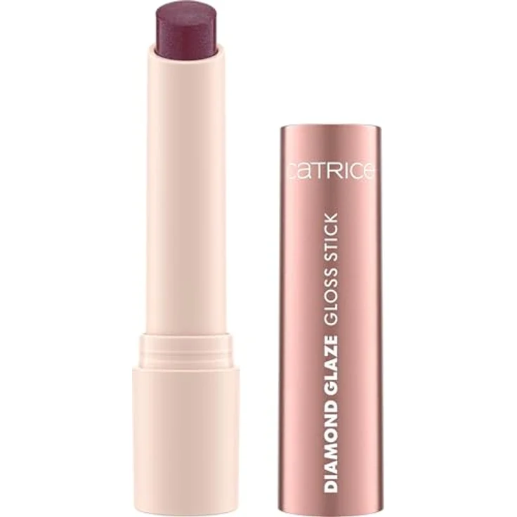 Catrice Diamond Glaze Gloss Stick, Lippenstift mit Pflaumenton und blauem Schimmer, 1,6 g – Bild 1