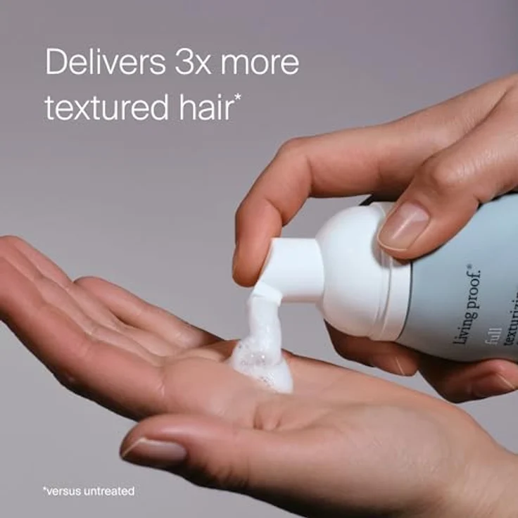Living Proof Full Texturizing Foam | Voluminisierender Trockenschaum für mehr Textur und Struktur | Idealer Hitzeschutz | Cruelty Free | 45ml – Bild 5