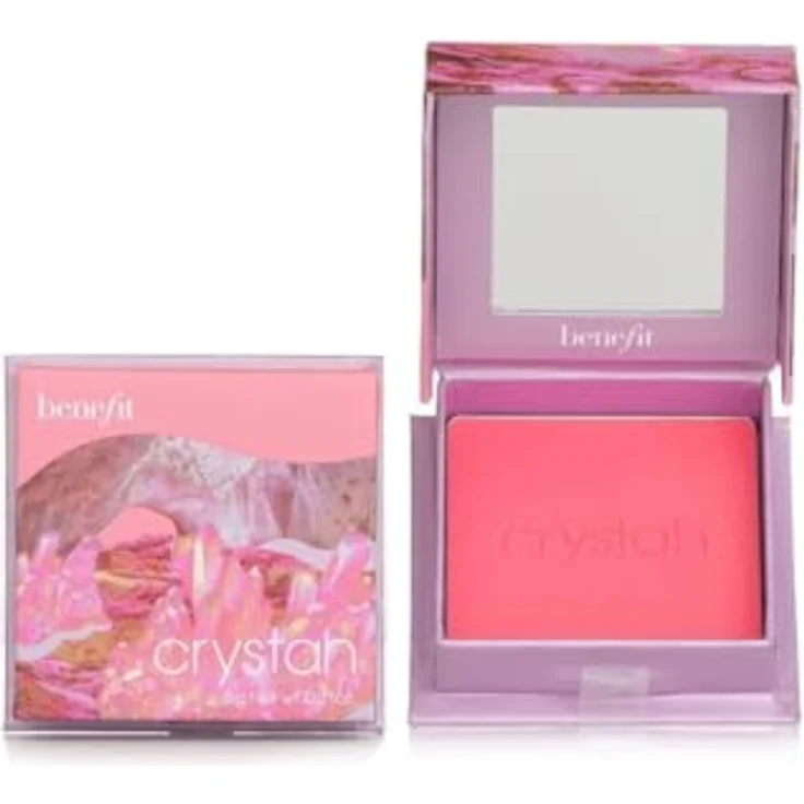 Benefit Crystah Strawberry Pink Blush, 6 g - Erdbeerrosa mit glänzendem Finish – Bild 1