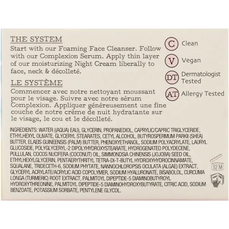 theBalm Sleep Tight Night Cream 30 ml Algaes Peptides Turmeric Butter, reducing appearance of fine lines and wrinkles – Bild 2