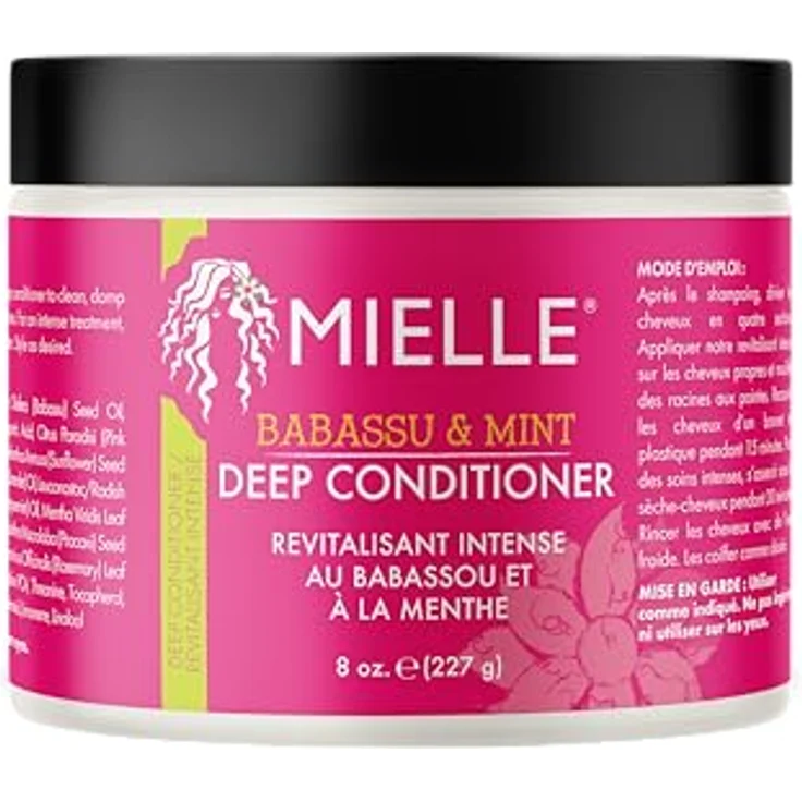 Mielle Babassu & Mint, nährender Conditioner mit Tiefenwirkung für Damen, 227 g, feuchtigkeitsspendend und stärkend – Bild 1