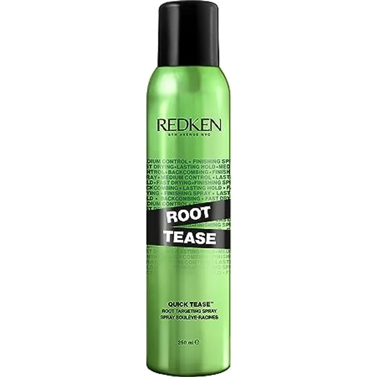 Redken | Innovatives Finishing Spray für alle Haartypen, Ideal für toupierte Looks, Mattes Finish, Vegane Formel, Root Tease Spray, 1 x 250 ml – Bild 1