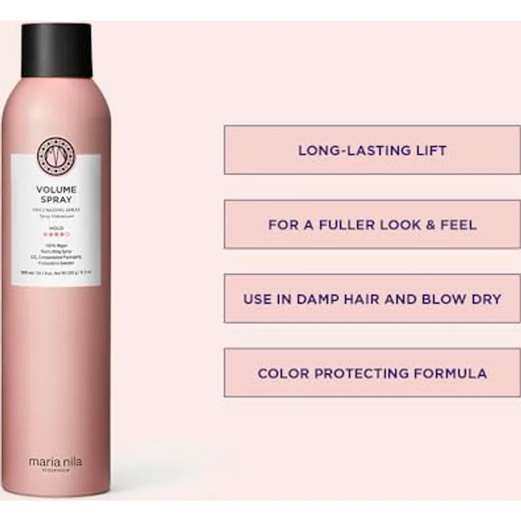 Maria Nila Volume Spray 300 ml, Volumenspray mit farberhaltendem Color Guard Complex, fruchtiger Duft – Bild 2
