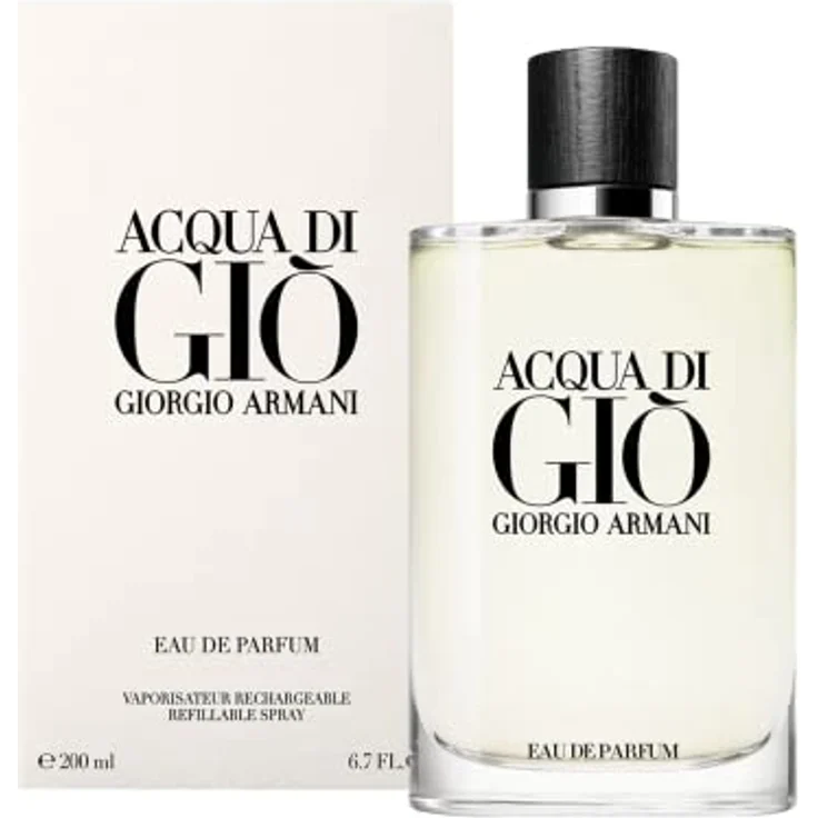 Armani Beauty GIORGIO ARMANI, Acqua di Gio Pour Homme, Eau de Parfum, Refillable, 200 ml, Intensiver Herrenduft – Bild 2