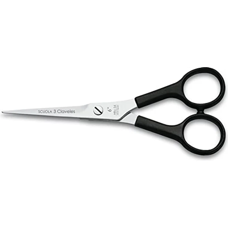 3 CLAVELES 2818C6, Friseur-Schere, Modell Relax, 15,24 cm, Schwarz,D 3 – Bild 1