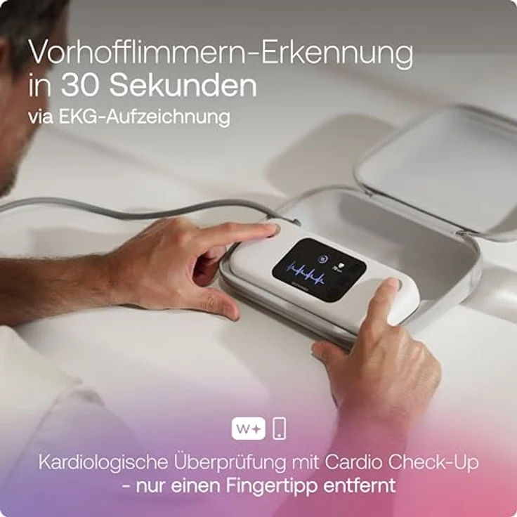 Withings BPM Vision, Blutdruckmessgerät mit 1-Kanal-EKG, 2,8-Zoll-Farbdisplay, Wi-Fi und Bluetooth Synchronisierung, geeignet für Armumfänge 22-42 cm – Bild 8