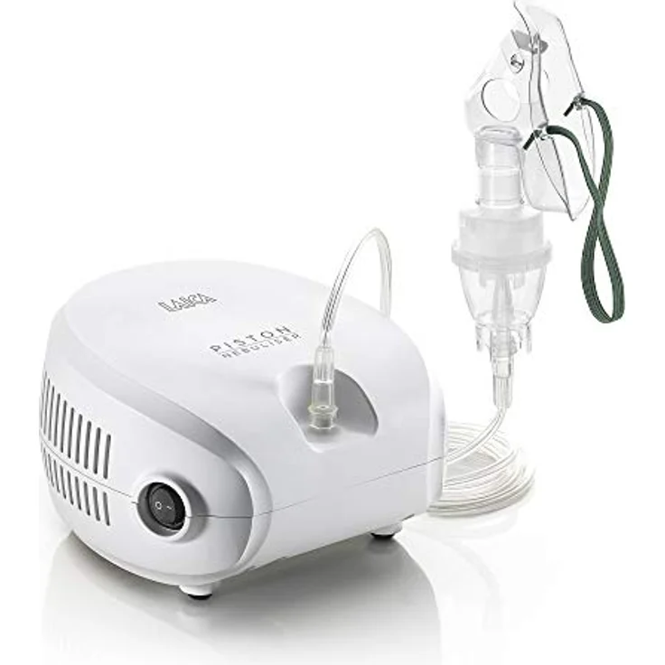 Laica NE2014, Piston Nebuliser mit einstellbarer Durchflussrate, weiß – Bild 1