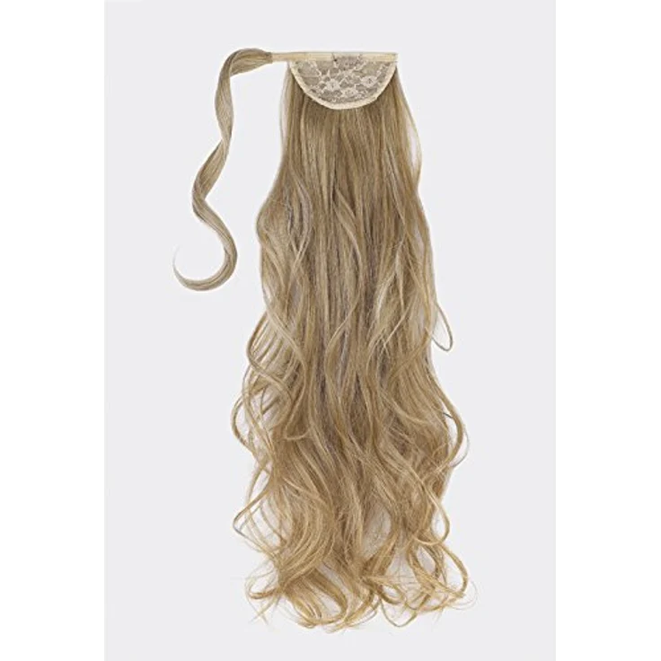 Ellen Wille Power Pieces Haarteil, modisch gewellte Zopfverlängerung, 50 cm, Champagne New Natural Blonde – Bild 3