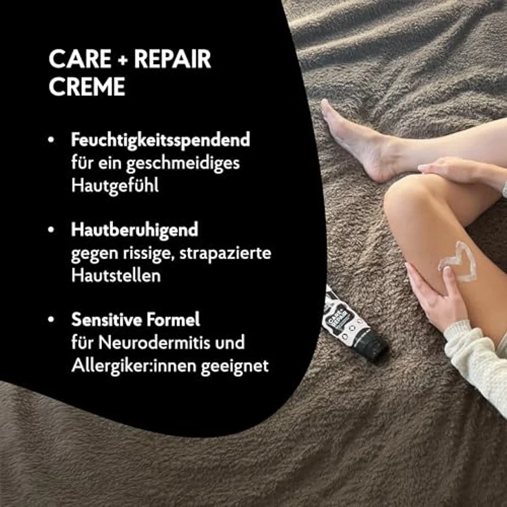 HAKA EUTERPFLEGE Care + Repair Creme, 3x 200ml, intensive Feuchtigkeitspflege für trockene Haut, parfümfrei, allergikergeeignet, für Hand und Körper – Bild 5