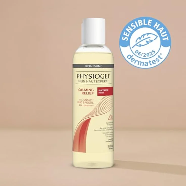 PHYSIOGEL Calming Relief A.I. Dusch- und Badeöl, 400 ml – Beruhigende Reinigung für Neurodermitis und trockene Haut, mit natürlichen Ölen und ohne Duftstoffe – Bild 2