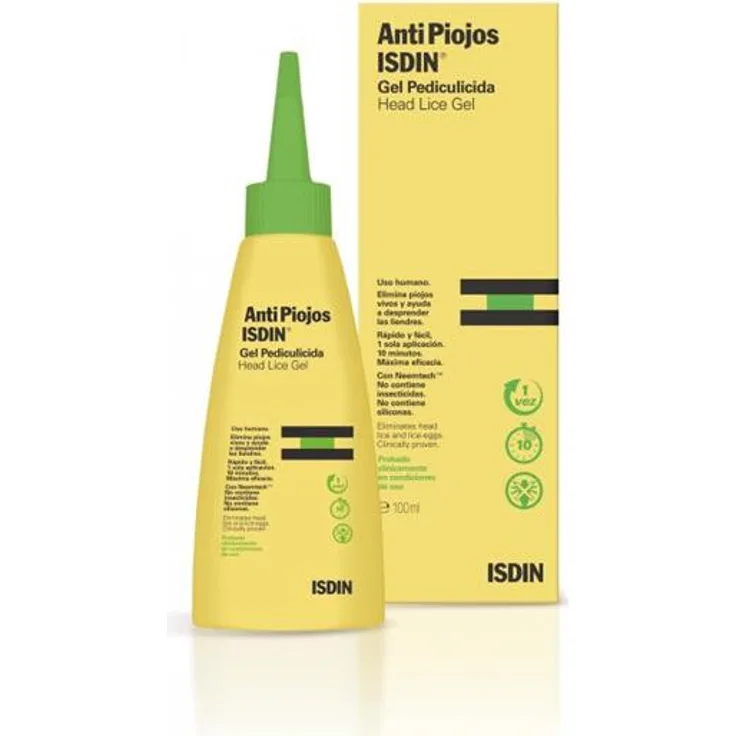 Isdin Anti-Läuse-Lotion 100 ml, effektive Läusebekämpfung mit hautfreundlicher Formel