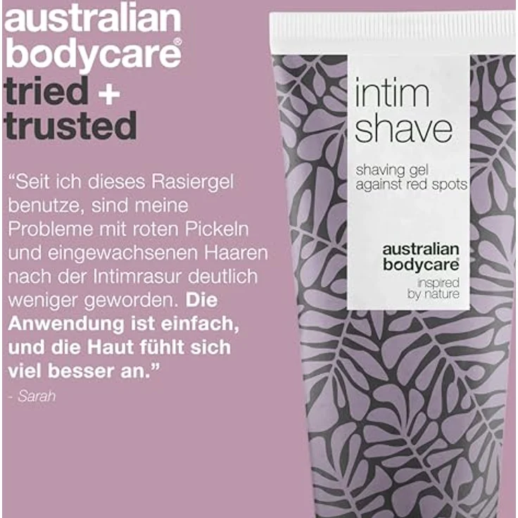 Australian Bodycare Intim Shave 200 ml | Transparentes Rasiergel für die Intimrasur | Gegen Eingewachsene Haare, rote Pickel, Rasurbrand bei Haarentfernung im Intimbereich | Natürliches Teebaumöl – Bild 5