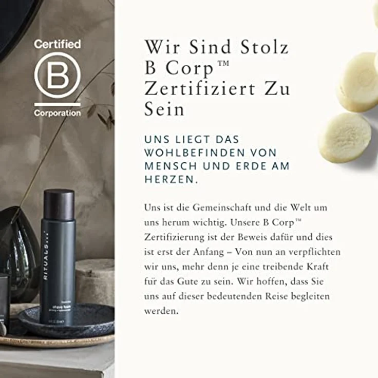 Rituals Homme Collection Shave Foam, Rasierschaum mit Ginseng-Hydra-Komplex, 200 ml, für alle Hauttypen – Bild 4