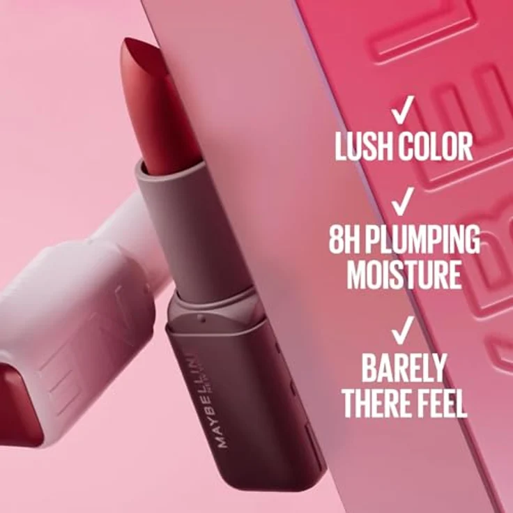 Maybelline Maybe It's Serum Lippenstift, 4,5 g, hochpigmentierte Farbe mit 8 Stunden Feuchtigkeit, Vielzahl an Farben erhältlich – Bild 3
