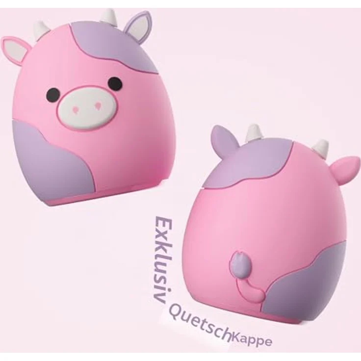 Powery Ordo Sonic Kids Zahnbürste Patty, wiederaufladbare Zahnbürste mit 3 Bürstemodi, geeignet für Kinder ab 4 Jahren, inkl. abgerundeten und ovalen Pinselköpfen, USB-C-Laden, antimikrobielle Reisekappe – Bild 6
