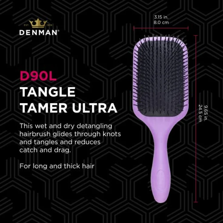Denman Bürste Detangling Tangle Tamer Ultra – Bild 2