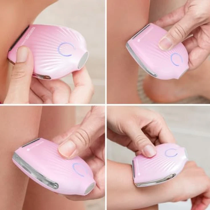 Rio Go Smooth, Damenrasierer für nasses und trockenes Haarentfernen, kompakt und leicht, inklusive Reisetasche, unter Wasser abwaschbar, 90 Minuten Laufzeit – Bild 2