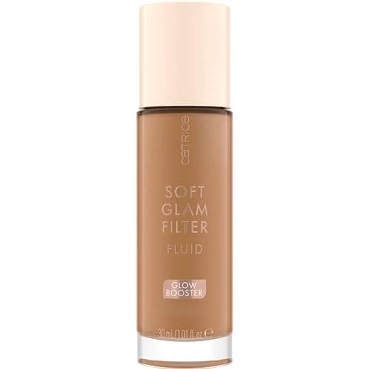 Catrice Soft Glam Filter Fluid, Basis, Nr. 065, Nude, pflegend, natürlich, glänzend, strahlend, vegan, ölfrei, ohne Parfüm, ohne Alkohol, 1er Pack (30ml) – Bild 2