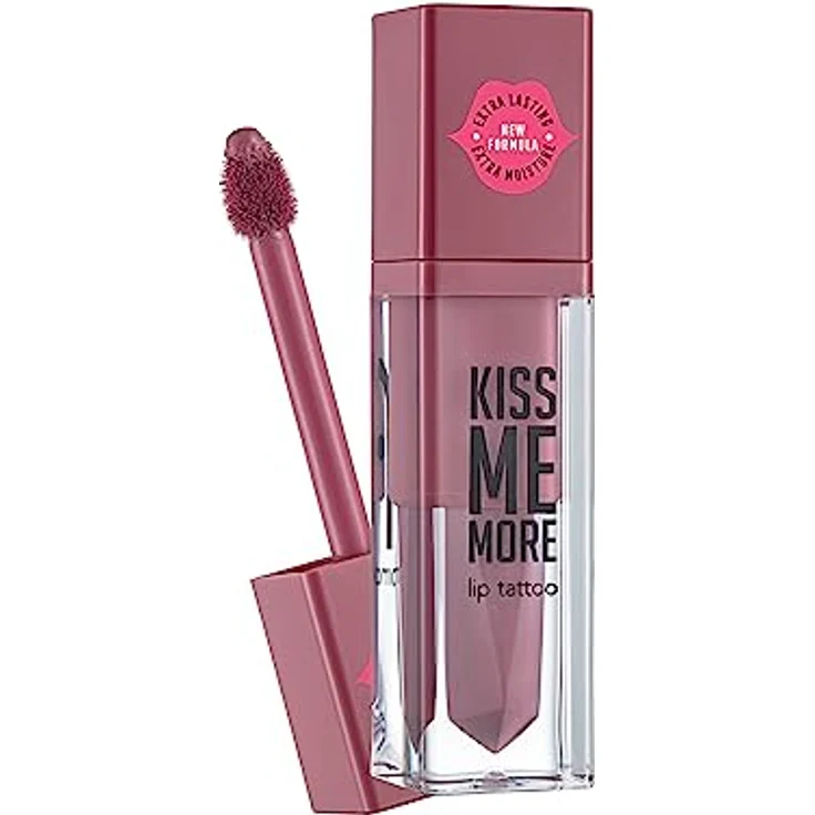Flormar Ligloss Liquid Lip Tattoo Kiss Me More, Lippenstift mit langanhaltender Formel und Pflege, 3,8 ml – Bild 1