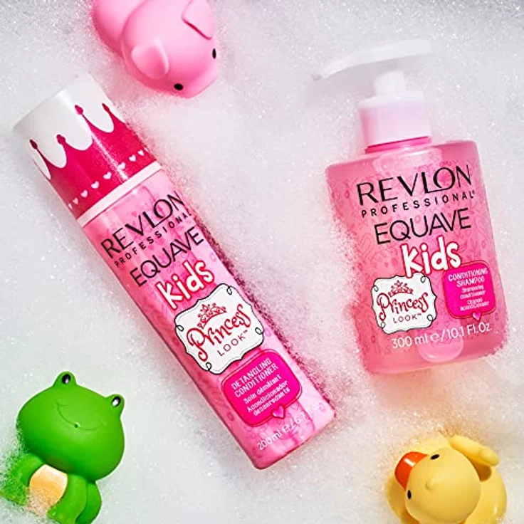 Revlon Professional Equave Kids Geschenkset für Mädchen, Pflegepaket mit sanftem Shampoo (300 ml) und Conditioner (200 ml) – Bild 4
