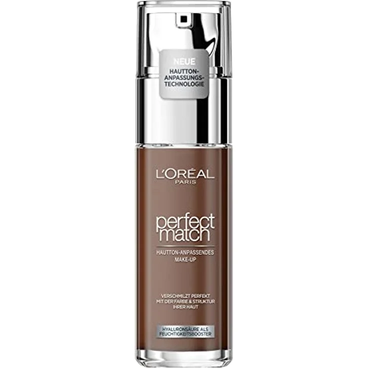 L'Oréal Paris Make up, Flüssige Foundation mit Hyaluron und Aloe Vera, Perfect Match Make-Up, Nr, 11.N Cafe Profond, 30 ml – Bild 1