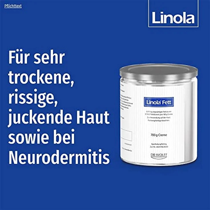 Linola fett Creme 700 g, apothekenpflichtig – Bild 3
